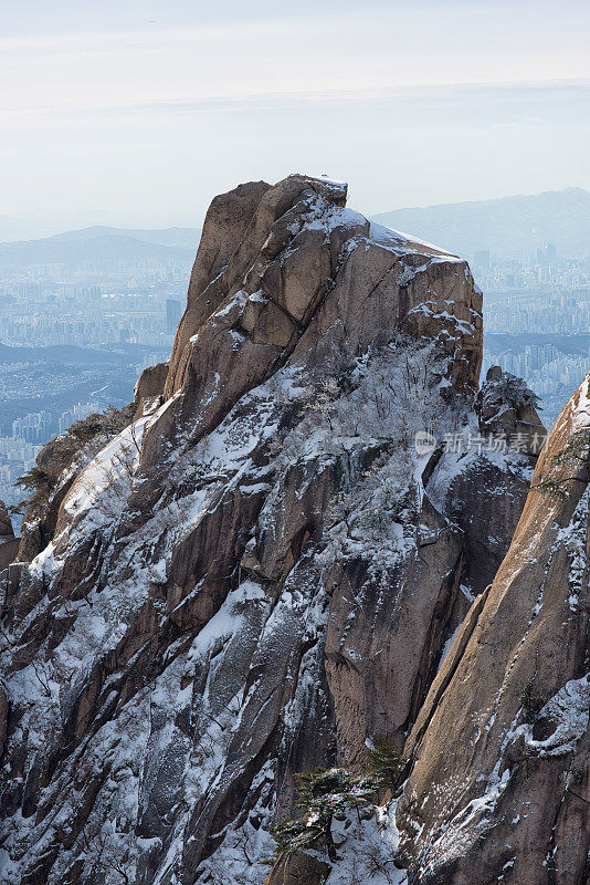 Winter Dobongsan Peak都奉山